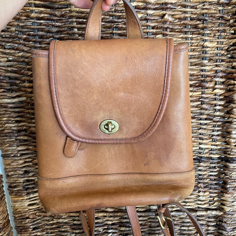 Vintage Coach backpack purse